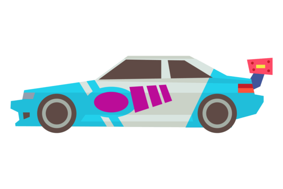 Download Rally Car Icon. Racing Color Toy Side Vi - Premium Resources