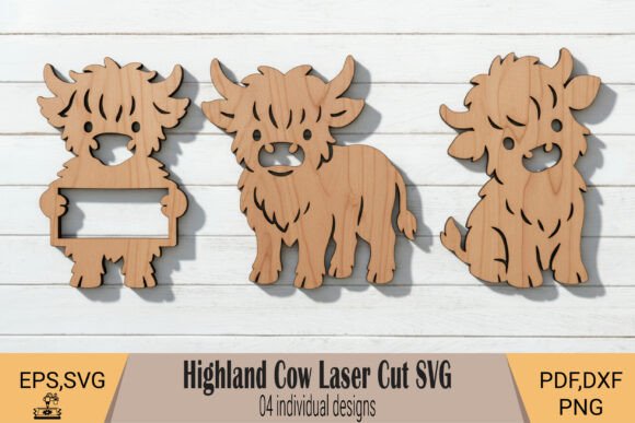Download Highland Cow Laser Cut SVG - Premium Resources